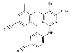 Czystość 99% Etravirine Nr CAS 269055-15-4 Białe lub podobne do białych proszków API półprodukty