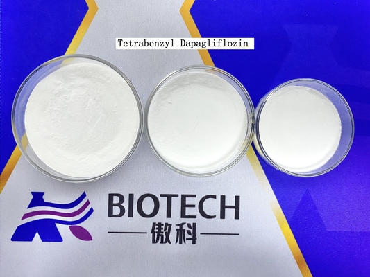 Tetrabenzyl Dapagliflozin CAS 20011088-28-2 Biały proszek C49H49ClO6 Zdrowe dodatki do żywności