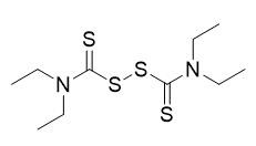 Chromatografia z chelatami metali Disiarczek tetraetylotiuramu Nr CAS 97-77-8 C10H20N2S4 Czystość 95%