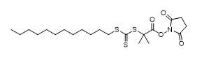N-sukcynoimidyl 2-(dodecylotiokarbonotioilotio)-2-metylopropionian Nr CAS 925232-64-0 C21H35NO4S3