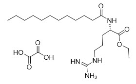 COA Kosmetyczne dodatki do żywności N Alpha Lauroyl L Ester etylowy argininy Szczawian C22H42N4O7