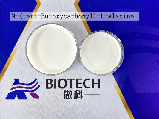 Wysoka czystość N- Tert-Butoxycarbonyl -L-Alanine CAS 15761-38-3 Biały proszek MF C8H15NO4 EINECS nr 239-847-8