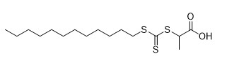 RAFT Odczynnik Kwas 2-(dodecylotiokarbonotioilotio)propanowy Nr CAS 558484-21-2 C16H30O2S3 97%