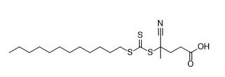 Kwas 4-cyjano-4-dodecylosulfanylokarbotioilosulfanylopentanowy Nr CAS 870196-80-8 C19H33NO2S3 Ciało stałe białawe do żółtego