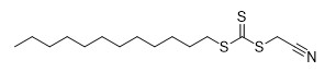 Tritiowęglan cyjanometylododecylu RAFT Odczynnik CAS 796045-97-1 C15H27NS3 97%