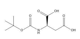 Czystość 98% Pochodne aminokwasów Nr CAS 62396-48-9 Kwas Boc-D-asparaginowy C9H15NO6