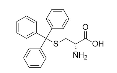 CAS 25840-82-8 Pochodne aminokwasów 98% S-tritylo-D-cysteina C22H21NO2S