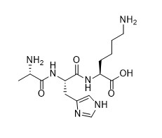 H Ala His Lys OH Polipeptydy krótkołańcuchowe Nr CAS 126828-32-8 Biały proszek 98%