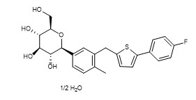 Czystość 99% półwodzian kanagliflozyny Nr CAS 928672-86-0 Biały krystaliczny proszek API Półprodukty