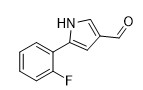 5-(2-Fluorofenylo)-1H-pirolo-3-karboksyaldehyd CAS 881674-56-2 Brązowy żółty do białawego proszku