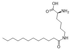 Dodatki kosmetyczne N6-(1-oksododecyl)-L-lizyna Cas 52315-75-0 Test białego proszku 95%