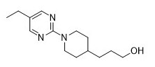 3-(1-(5-Etylopyrymidin-2-Yl)Piperidin-4-Yl)Propan-1-Ol CAS 1046815-82-0 Proszek 98%
