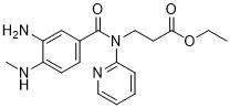 N-[3-amino-4-(metyloamino)benzoilo]-N-pirydyn-2-ylo-beta-alaninian etylu Nr CAS 212322-56-0 Proszek o barwie od białej do jasnożółtej