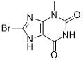APIs Półprodukty 8-Bromo-3-metylo-3,7-dihydropuryno-2,6-dion Nr CAS 93703-24-3 Biały proszek 99%