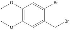 APIs Półprodukty Bromek 2-bromo-4,5-dimetoksybenzylu Nr CAS 53207-00-4 Czystość 98%