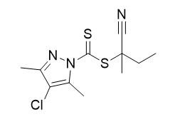 2'-cyjanobutan-2'-ylo-4-chloro-3,5-dimetylopirazolo-1-karboditionian C11H14ClN3S2 Czystość 95%