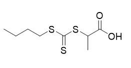 Kwas 2-(((butylotio)karbotioilo)tio)propanowy Nr CAS 480436-46-2 C8H14O2S3 Żółty proszek