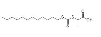 Chromatografia z chelatami metali Kwas 2-(dodecylotiokarbonotioilotio)propanowy Nr CAS 558484-21-2 C16H30O2S3 97%