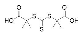 Kwas 2,2'-(tiokarbonylobis(sulfanodiylo))bis(2-metylopropanowy) Nr CAS 355120-40-0 C9H14O4S3 Żółty proszek
