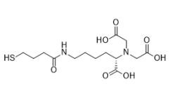 (S)-2,2'-((1-Carboxy-5-(4-Mercaptobutanamido)amyl)Azanediyl) Kwas Diacetyczny CAS nr 538328-49-3 C14H24N2O7S