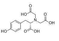 Kwas (S)-2,2'-((1-karboksy-2-(4-hydroksyfenylo)etylo)azanediylo)dioctowy CAS 1000191-14-9 C13H15NO7