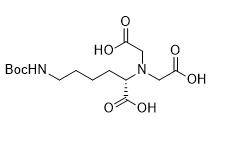 Kwas (S)-2,2'-((5-((tert-butoksykarbonylo)amino)-1-karboksypentylo)azanediylo)dioctowy CAS 752200-93-4 C15H26N2O8