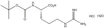N-BOC-L-Arginine Hydrochloride CAS 35897-34-8 Biały proszek Czystość 98% Punkt topnienia 109°C Warunki przechowywania Zamknięte w suchym stanie