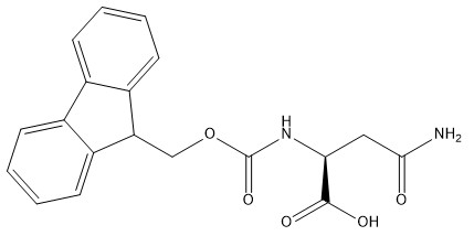Fmoc-Asn-OH CAS 71989-16-7 98% czystości Białego do niebiałego proszku C19H18N2O5 Punkt topnienia 190 °C Zamknięte w suchym składzie