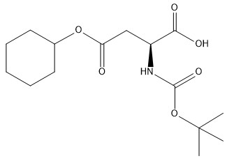 Boc-Asp (OcHx) -OH Pochodne aminokwasów Nr CAS 73821-95-1 Czystość 98% CC15H25NO6