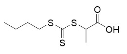 RAFT Odczynnik Kwas 2-(((butylotio)karbonotioilo)tio)propanowy Nr CAS 480436-46-2 C8H14O2S3 Żółty proszek