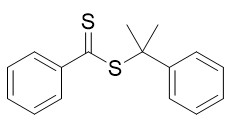 RAFT Odczynnik 2-fenylopropano-2-ylobenzoditioat Nr CAS 201611-77-0 C16H16S2 Ciemnoczerwony purpurowy płyn