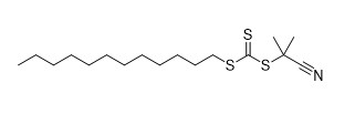 RAFT Odczynnik 2-Cyjano-2-[(dodecylosulfanylotiokarbonylo)sulfanylo]propan Nr CAS 870196-83-1 C17H31NS3 Żółte ciało stałe