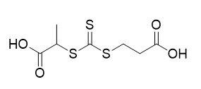 3-((((1-karboksyetylo)tio)karbonotioilo)tio)propanowy odczynnik RAFT CAS 870451-09-5 C7H10O4S3