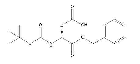 Czystość 98% Pochodne aminokwasów Nr CAS 92828-64-3 Boc-D-Asp-OBzl C16H21NO6
