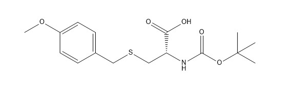 Nr CAS 58290-35-0 Pochodne aminokwasów 98% Boc-S-4-metoksybenzylo-D-cysteina