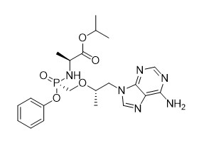 Wysokiej czystości izopropyl R S -1- 6-amino-9H-puryn-9-yl Propan-2-yl Oxy Methyl Phenoxy Phosphoryl -L-alaninate AK0207 95%