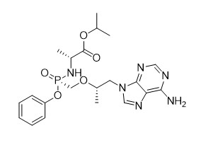 Isopropyl R S -1- 6-amino-9H-puryna-9-yl Propan-2-yl Oxy Methyl Phenoxy Phosphoryl -D-alaninate MF C21H29N6O5P Czystość 95%