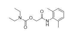 2-((2,6-Dimethylphenyl) amino)-2-oksoetyl dietylokarbamat dla zanieczyszczenia leostetyny Biały proszek Czystość 97%