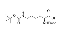 Nα-Fmoc-Nε-Boc-L-lizyna Nr CAS 71989-26-9 dla pochodnych aminokwasów Biały proszek Czystość 99%